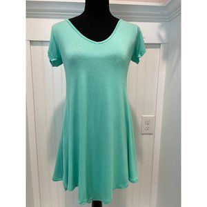 Short Sleeve Tunic V Neck Top
